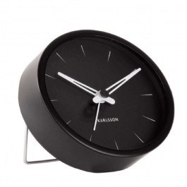 Ρολόι Επιτραπέζιο - Ξυπνητήρι Lure KA5842BK Φ10x5cm Black Karlsson BLACK