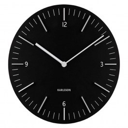 Ρολόι Τοίχου Detailed KA5782BK Φ30cm Black Karlsson BLACK