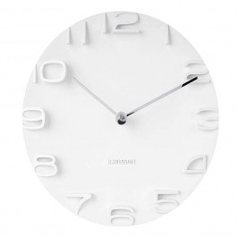 Ρολόι Τοίχου On The Edge KA5311WH Φ42cm White Karlsson WHITE