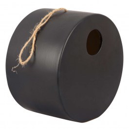 Σπιτάκι Πουλιών Στρογγυλό PPT3880BK 4,5x12,5x20cm Black Present Time BLACK