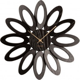 Ρολόι Τοίχου Fiore KA5891BK Φ40x4cm Black Karlsson BLACK