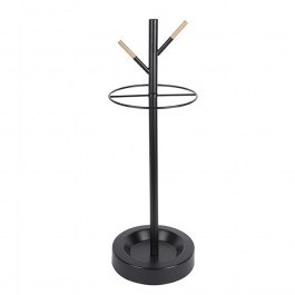 Umbrella Stand Fushion LM1370 25,5x74cm Black Leitmotiv BLACK