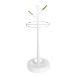 Umbrella Stand Fushion LM1371 25,5x74cm White Leitmotiv WHITE