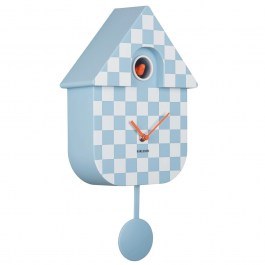 Ρολόι Τοίχου Cuckoo KA5968LB 8,5x40,5cm White-Light Blue Karlsson WHITE-LIGHT BLUE