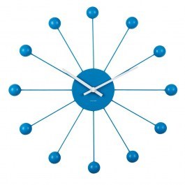 Ρολόι Τοίχου Funky Spider KA5977BB 40x4cm Bright Blue Karlsson BLUE