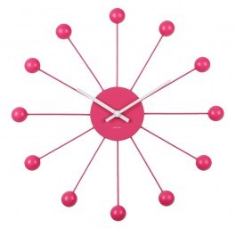 Ρολόι Τοίχου Funky Spider KA5977BP 40x4cm Bright Pink Karlsson PINK