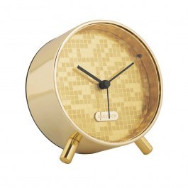 Table Clocks - Alarm Clock Disco KA6004GD 11x5cm Gold Karlsson GOLD