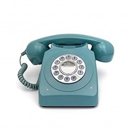 Retro Phone Push Button GPO746PB 21,5x16x14,5cm Blue GPO BLUE