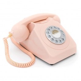 Retro Phone Push Button GPO746PB 21,5x16x14,5cm Pink GPO PINK