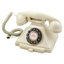 Retro Phone Carrington 16x16,5x22,5cm Ivory GPO IVORY