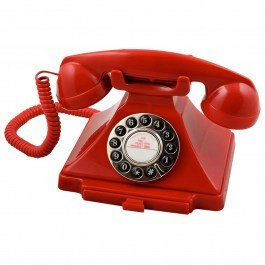 Retro Phone Carrington 16x16,5x22,5cm Red GPO RED