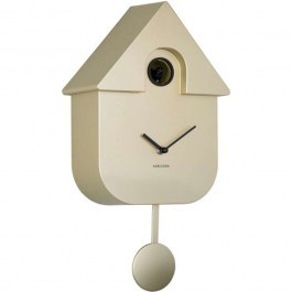 Ρολόι Τοίχου Modern Cuckoo KA5867GD 21,5x8,5x41cm Gold Karlsson GOLD
