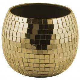 Κασπώ Disco Mirror PT4224GD Φ18x15cm Gold Present Time GOLD