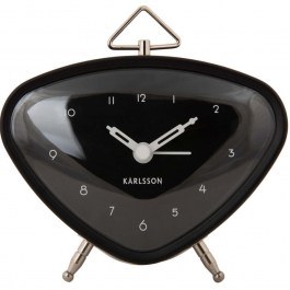 Desk - Alarm Clock Triangle KA5946BK 11,4x4,8x9,3cm Black Karlsson BLACK