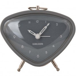 Desk - Alarm Clock Triangle KA5946GY 11,4x4,8x9,3cm Mouse Grey Karlsson GREY