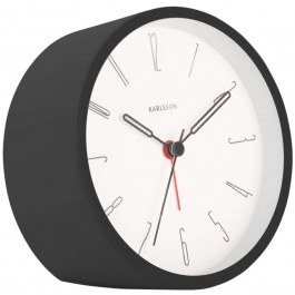 Ρολόι Επιτραπέζιο - Ξυπνητήρι Belle Numbers KA5915BK 11x5x11cm Black Karlsson BLACK