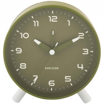Ρολόι Επιτραπέζιο - Ξυπνητήρι Orgullo KA6029GR 11x5x12cm Army Green Karlsson