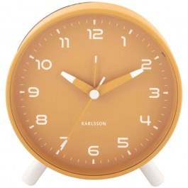 Ρολόι Επιτραπέζιο - Ξυπνητήρι Orgullo KA6029YE 11x5x12cm Ochre Yellow Karlsson OCHRE