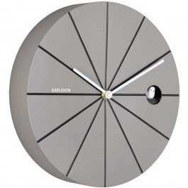 Ρολόι Τοίχου Destacado Cuckoo KA6068DG Φ28cm Dark Grey-Black Karlsson DARK GREY