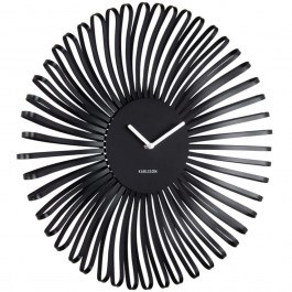 Ρολόι Τοίχου Polo KA6075BK Φ48cm Black Karlsson BLACK