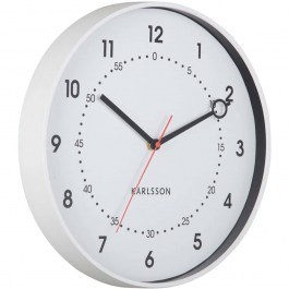 Ρολόι Τοίχου Fresco KA6038WH Φ31,5cm White Karlsson WHITE