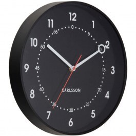 Ρολόι Τοίχου Fresco KA6038BK Φ31,5cm Black Karlsson BLACK