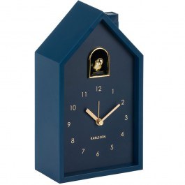 Ρολόι Επιτραπέζιο - Ξυπνητήρι Modern Cuckoo Oro KA6077DB 11,5x6x20cm Dark Blue Karlsson DARK BLUE