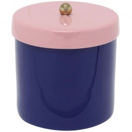 Δοχείο Αποθήκευσης Double Funky PT4313BL 10x11x12cm Cobalt Blue-Soft Pink Present Time DARK BLUE
