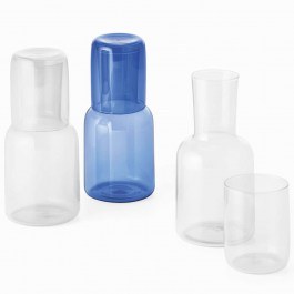 Jug With Glass Viva (Set 2Pcs) 311002 10,1x10,1x17,7cm 700ml Blue Philippi BLUE
