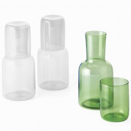 Jug With Glass Viva (Set 2Pcs) 311003 10,1x10,1x17,7cm 700ml Green Philippi GREEN