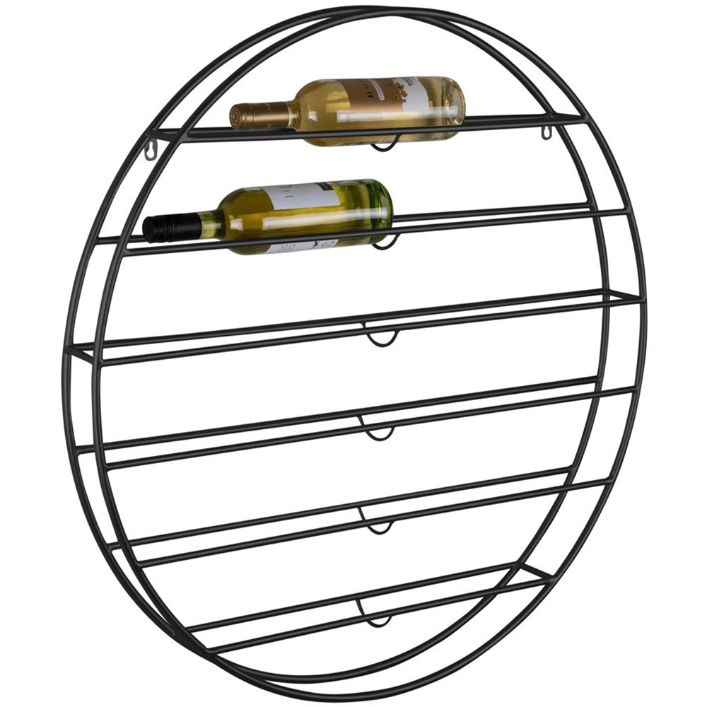 Κάβα Μπουκαλιών Επιτοίχια Rack Redondo PT4271BK Φ80cm Black Present Time [BLACK]