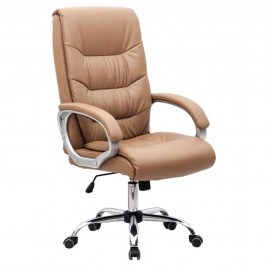 Πολυθρόνα Διευθυντή Pu BF6400 ΕΟ282,2 Μπεζ 64x72x110/118cm BEIGE