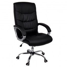 Πολυθρόνα Διευθυντή Pu BF6400 ΕΟ282,1 Μαύρο 64x72x110/118cm BLACK