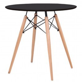Table Art Wood E7083,2 Black Φ80/H74Cm BLACK