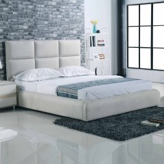 Bed Maxim E8080 Fabric Grey-Stone 160X200Cm