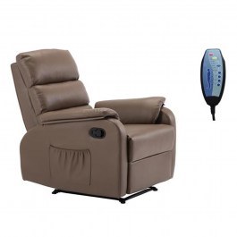 ArmChair - Massage Comfort Relax Pu Cappuccino 79X97X101Cm CAPPUCCINO