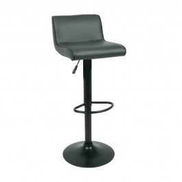 Stool Bar Nero EM405,2 Pu Grey/Painted Black 38X38X81/101Cm GREY-BLACK
