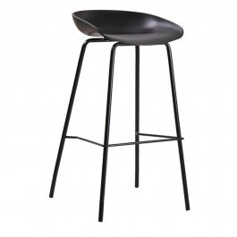 Stool Bar Pentos E511,1 Metal /Pp Black 43X47X80 Cm BLACK