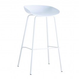 Stool Bar Pentos E511,2 Metal /Pp White 43X47X80 Cm WHITE