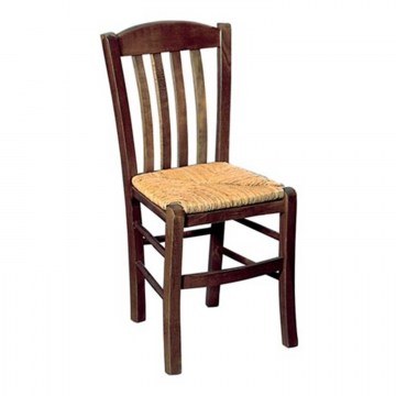Καρέκλα Ψάθα Casa Ρ966,Ε2 Εμποτισμένο Καρυδί 42x45x88cm