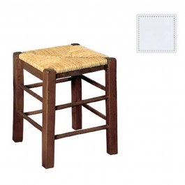Stool Tavern Wicker R978,E8 Impregnated Lacquer White 35X35X50Cm WHITE
