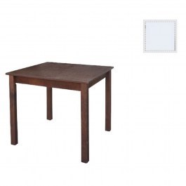 Table Tavern R515,E8 Surface K/P Impregnated White Prefabricated 70X70 Cm WHITE