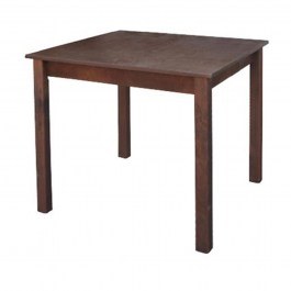 Table Tavern R517,E2 Surface K/P Impregnated Walnut Prefabricated 80X80X75Cm ΚΑΡΥΔΙ