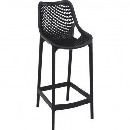 Σκαμπό Μπαρ Air 65 Black 20-0374 44X51X65/95cm Siesta BLACK