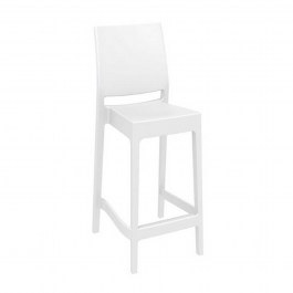 Σκαμπό Μπαρ Maya 65 White 20-0387 44Χ50Χ98cm Siesta WHITE