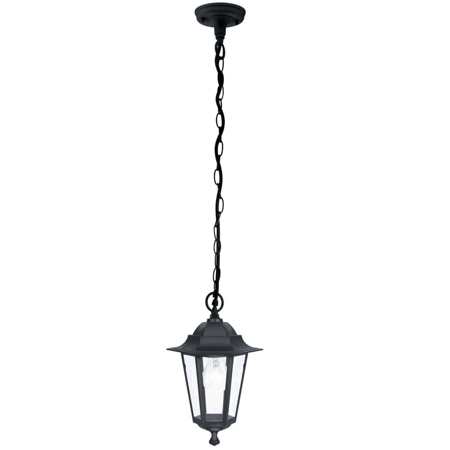 Φωτιστικό Κρεμαστό Laterna 4 E27 Μαύρο -Matt 22471 [BLACK]
