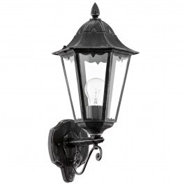 Wall Lamp Navedo Aufwärts Sw-Silver-Platina 93457 BLACK
