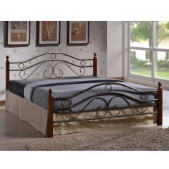 Bed Celina Hm311 Black/Dirty Oak 200X150Cm