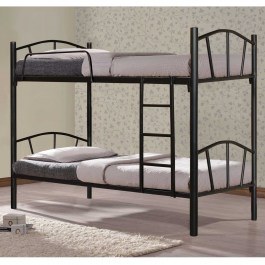 Κουκετα Κρεβατι Μεταλλικη Floor Hm328.01 200x91,5x177,5 cm BLACK
