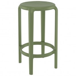Σκαμπό Μπαρ Tom 20.0789 36x36x65cm Olive Green Siesta OLIVE-GREEN